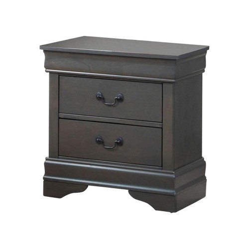 Louis Philippe Nightstand - Grey